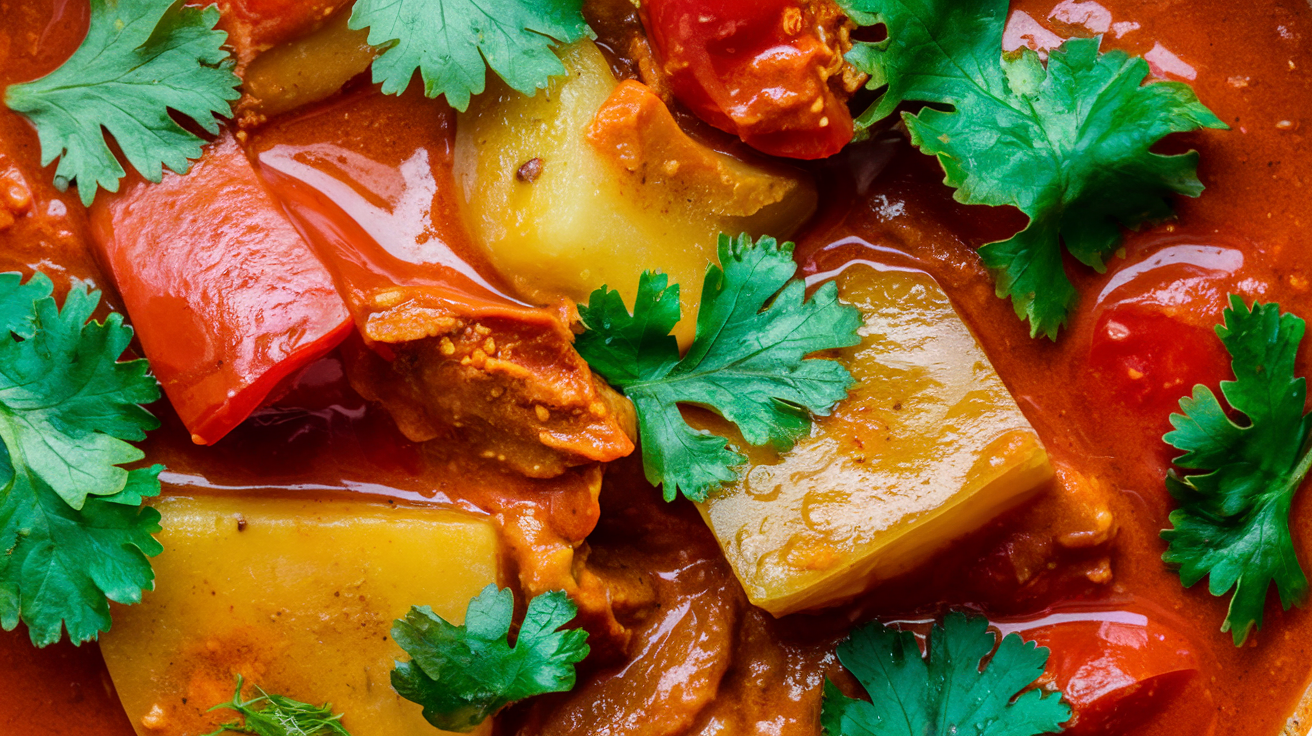 Choko and Potato Curry