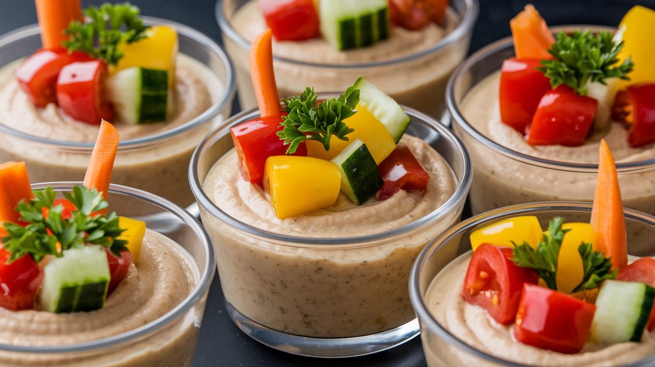 Hummus and Veggie Cups