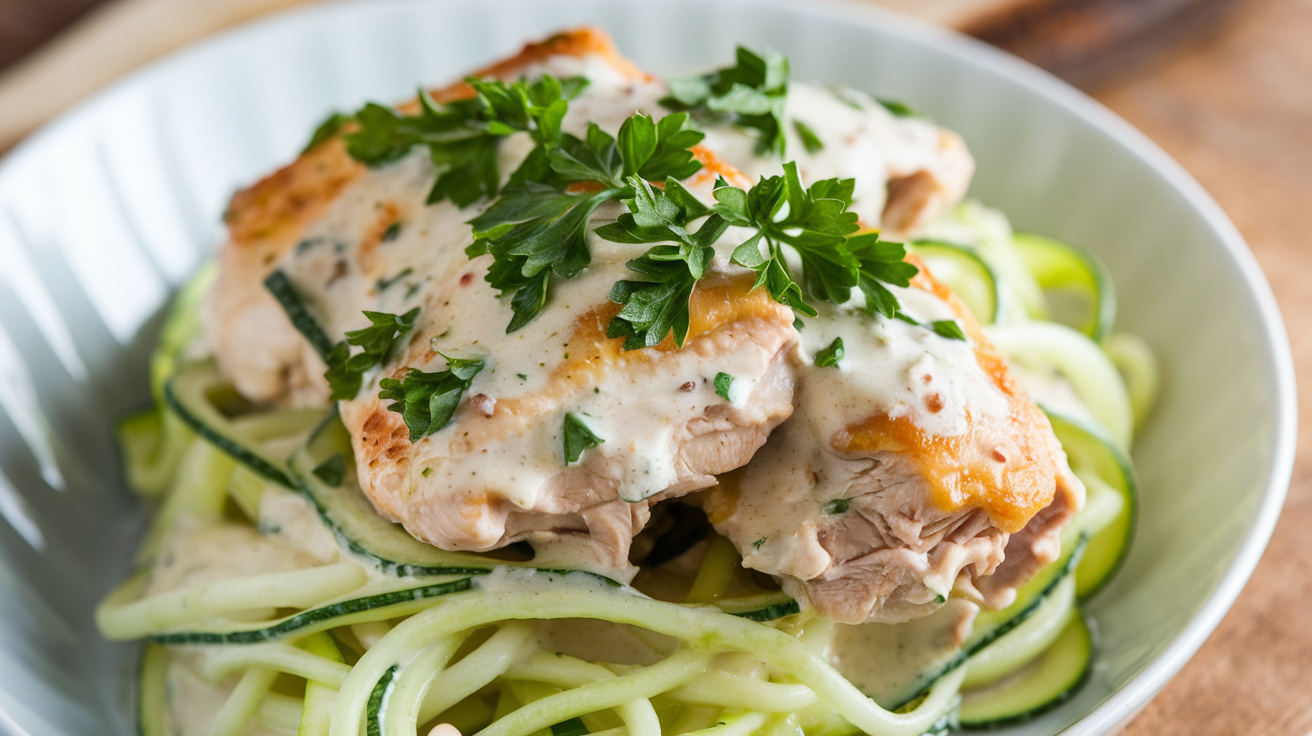 Keto Chicken Alfredo Recipe