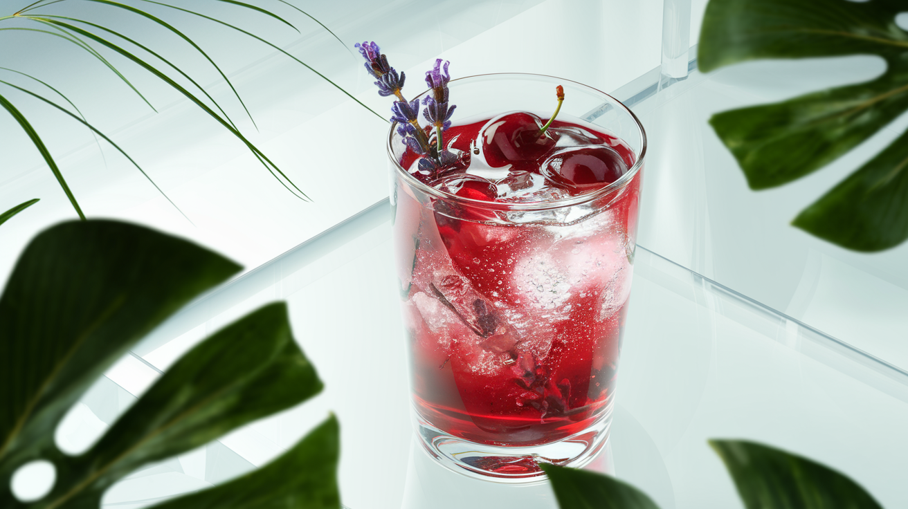 Sleepy Girl Mocktail: Cherry Lavender Dream