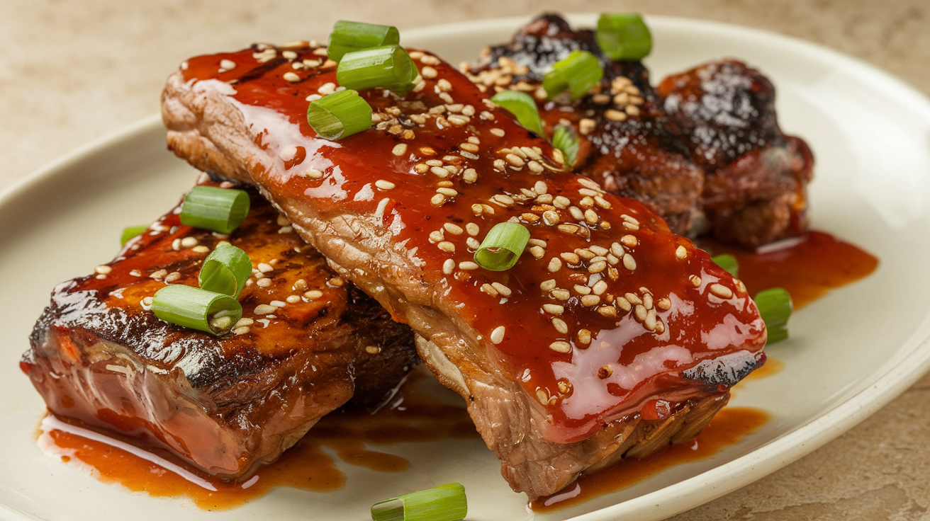 Spicy Korean Beef Finger Ribs Recipe