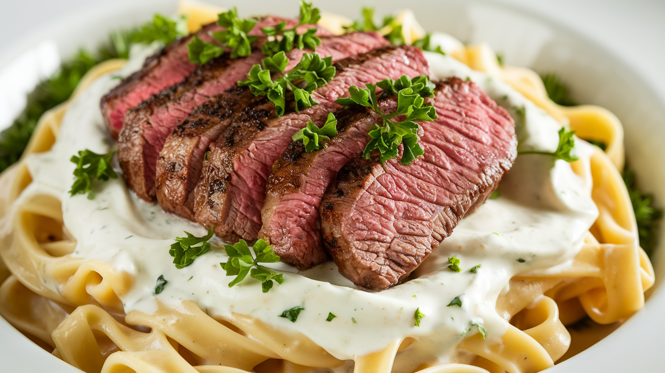 Steak Alfredo Recipe