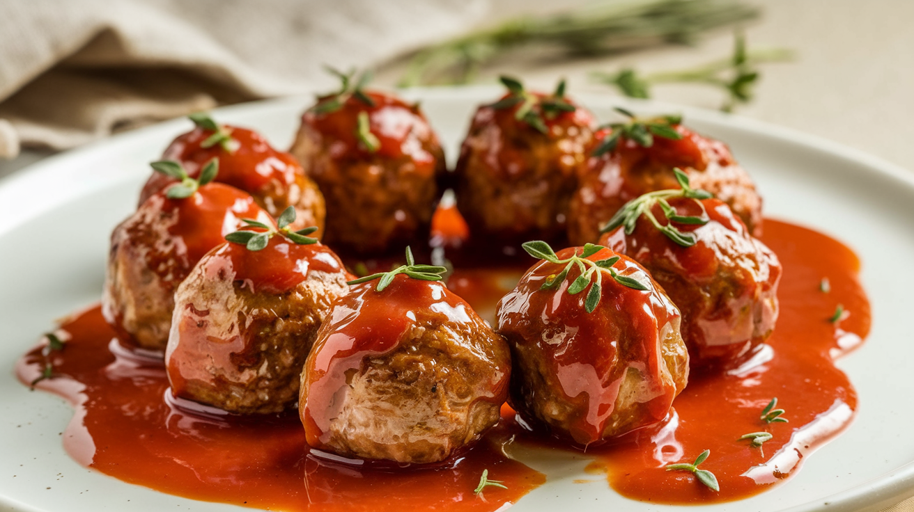 Baby Shower Mini Meatball Appetizers