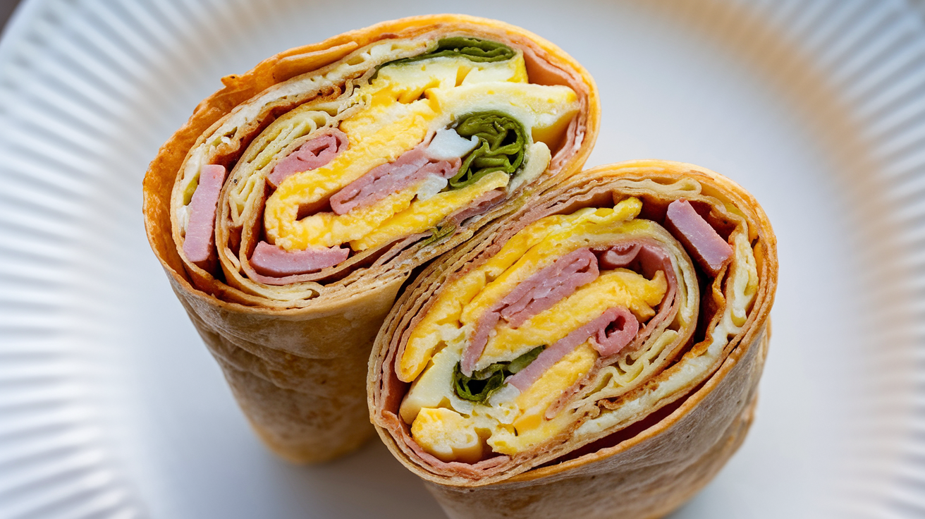 Quick & Easy Breakfast Egg Wrap Recipe