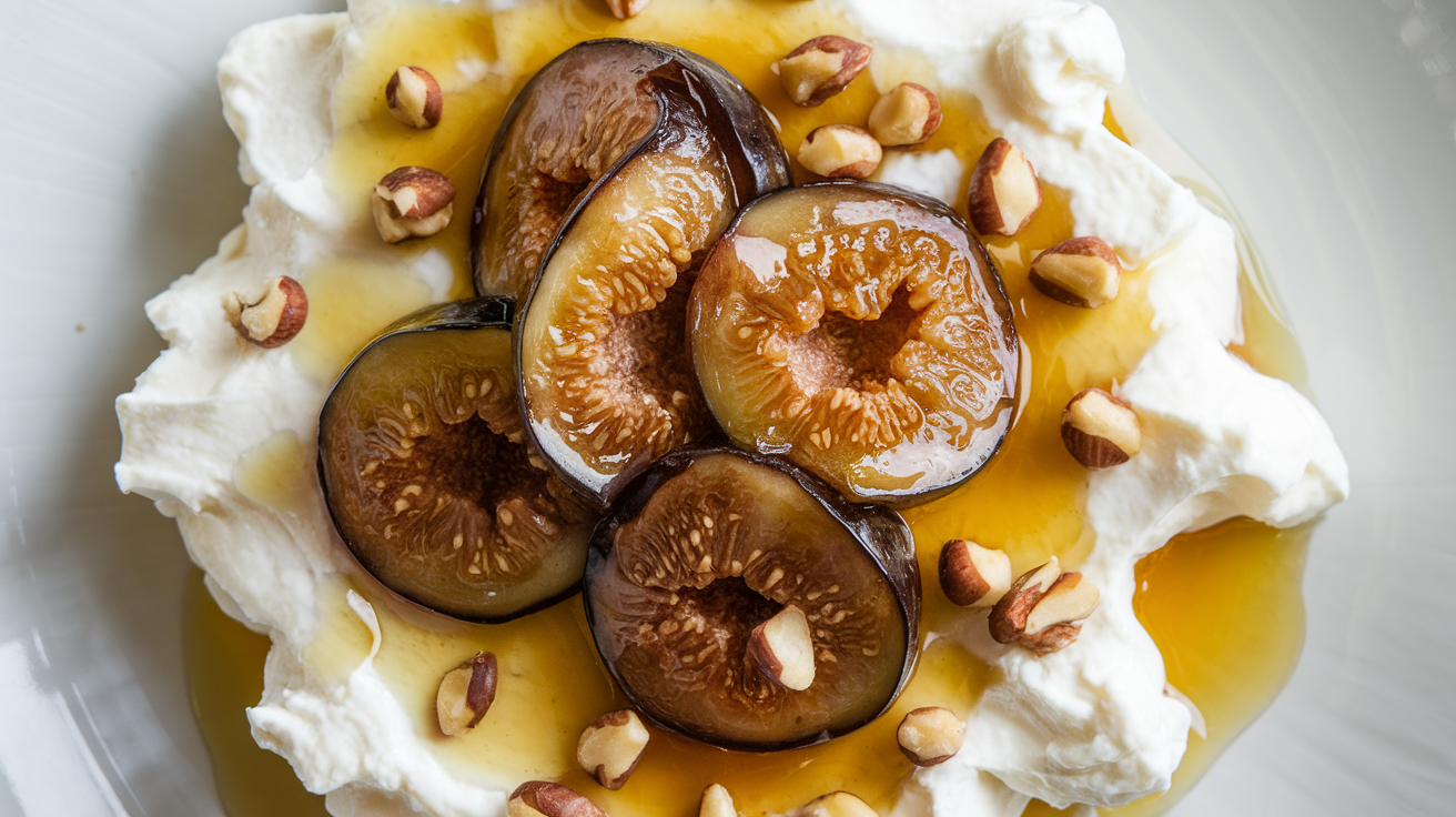 Fig-Topped Cottage Cheese Dessert