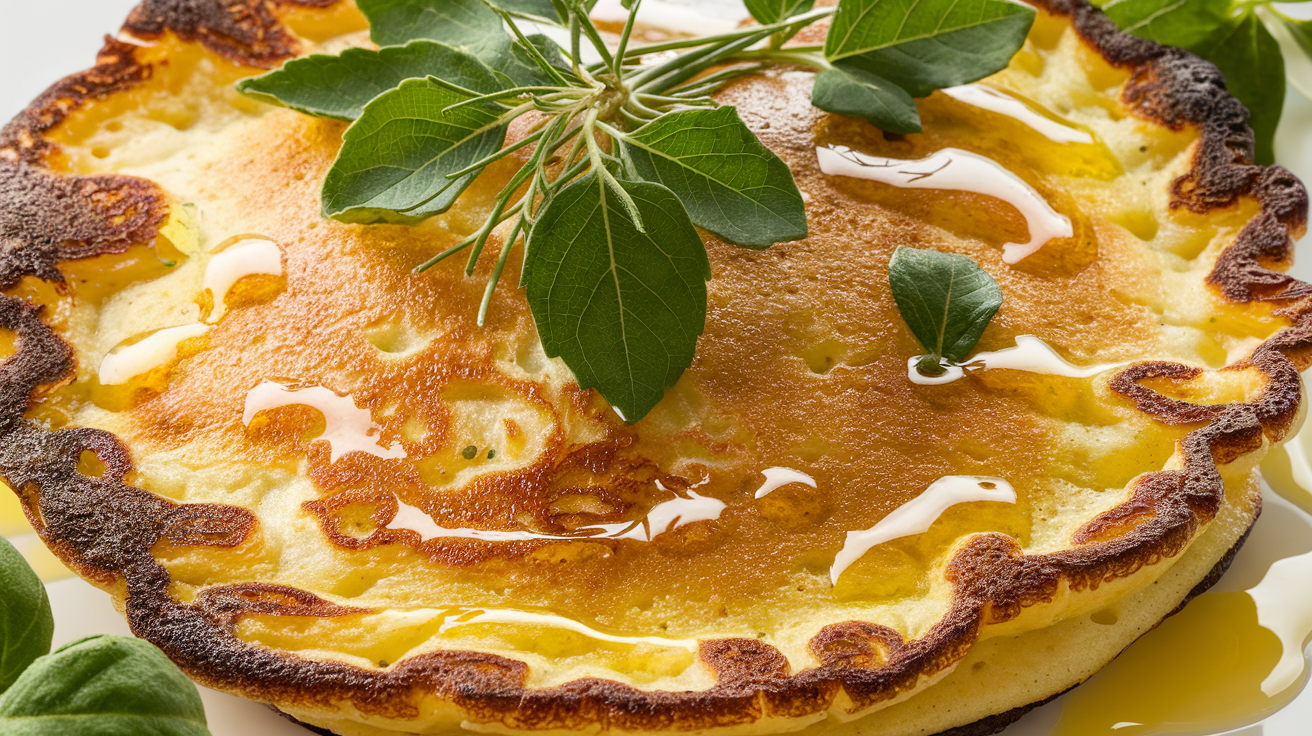 Savory Chickpea Flour Pancakes (Socca)
