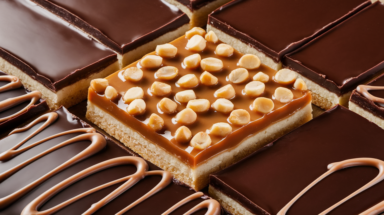 Peanut Caramel Squares