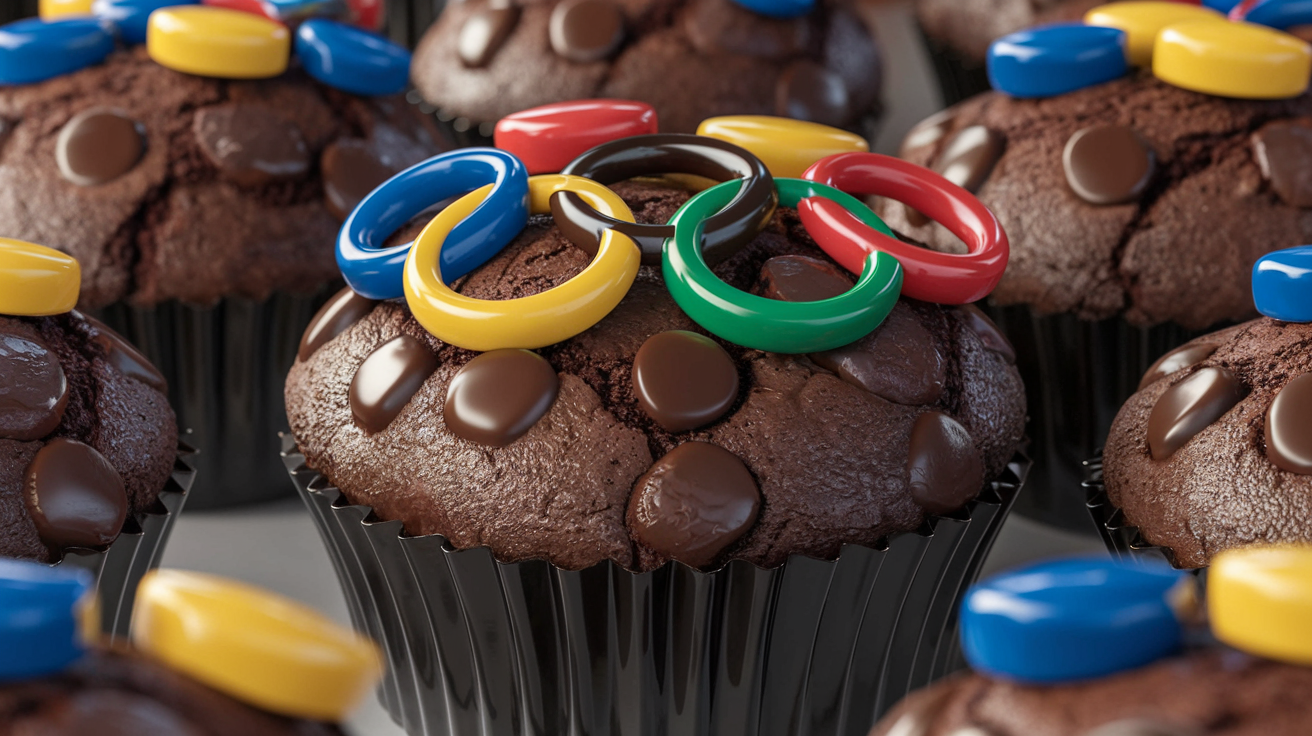 Olympics Chocolate Muffins