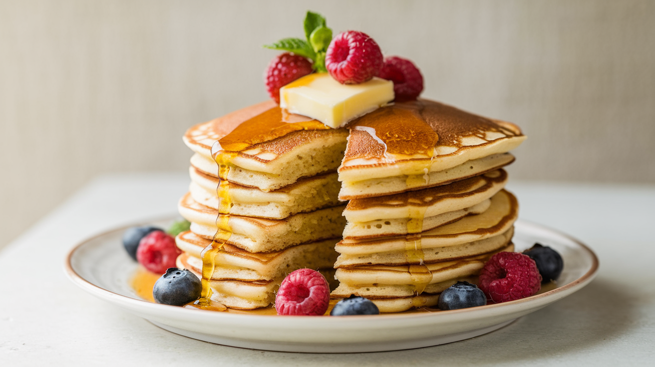 Fluffy Sourdough Pancakes Recipe