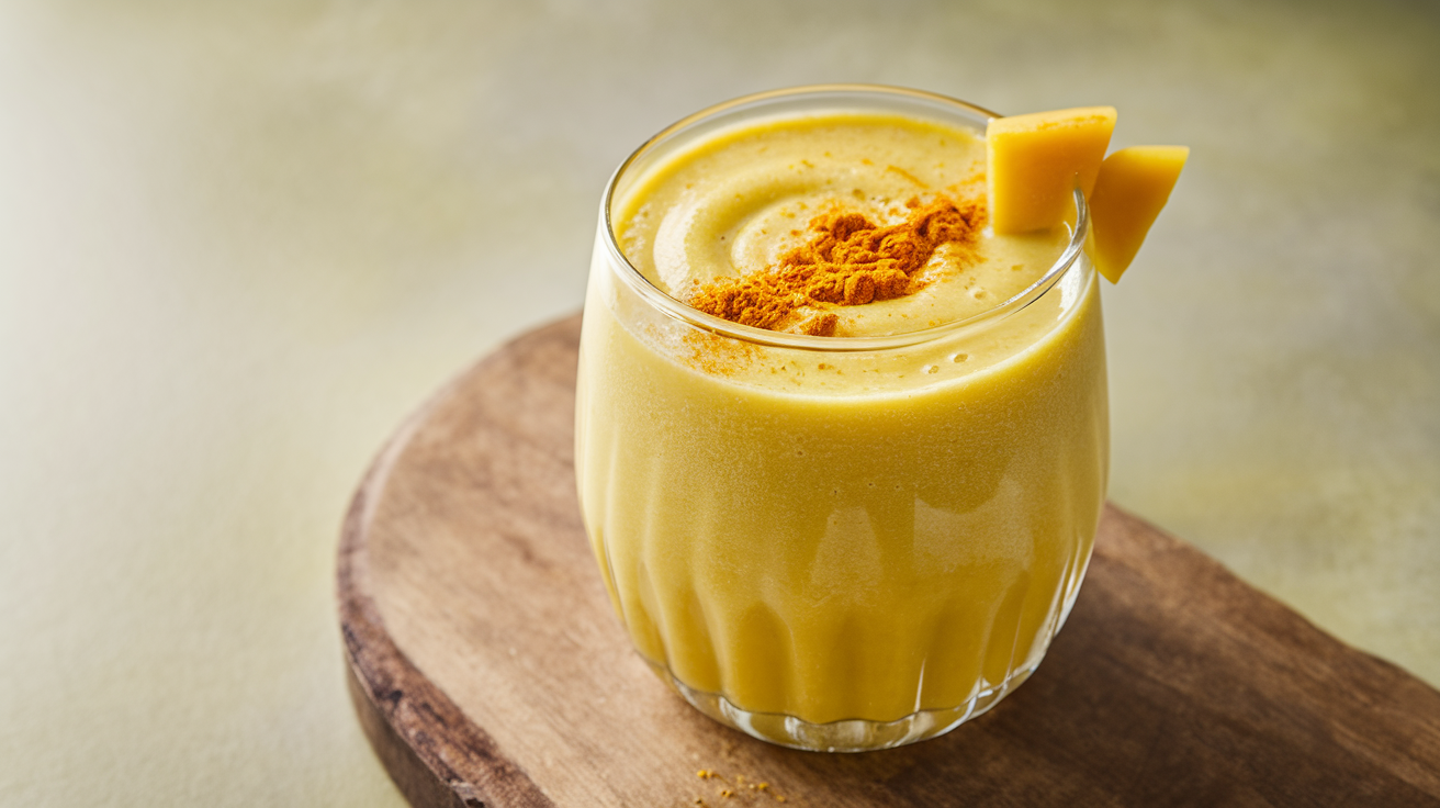 Mango Turmeric Lassi Smoothie