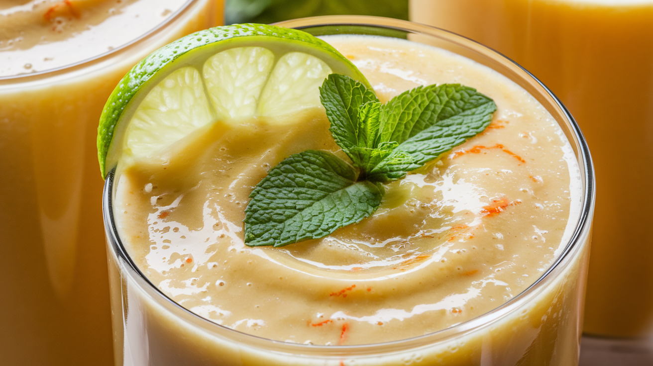 Papaya Ginger Detox Smoothie