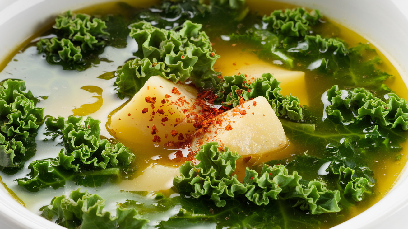 Authentic Portuguese Caldo Verde Kale Soup