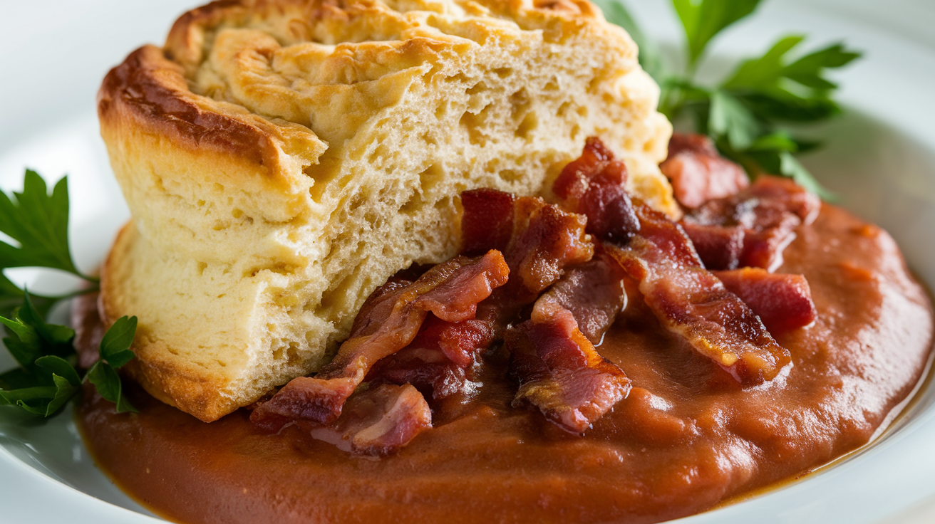 Southern Tomato Gravy with Buttermilk Biscuits